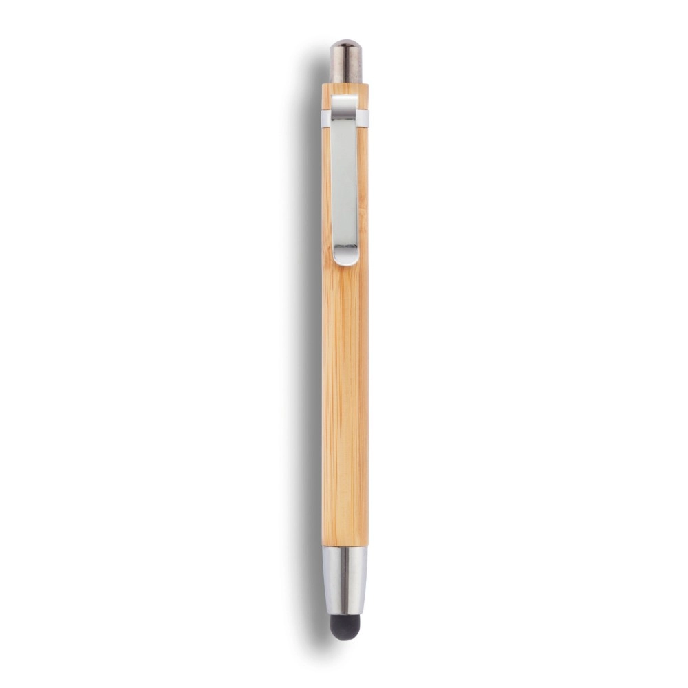 Bambusowy długopis, touch pen P610-509 brązowy