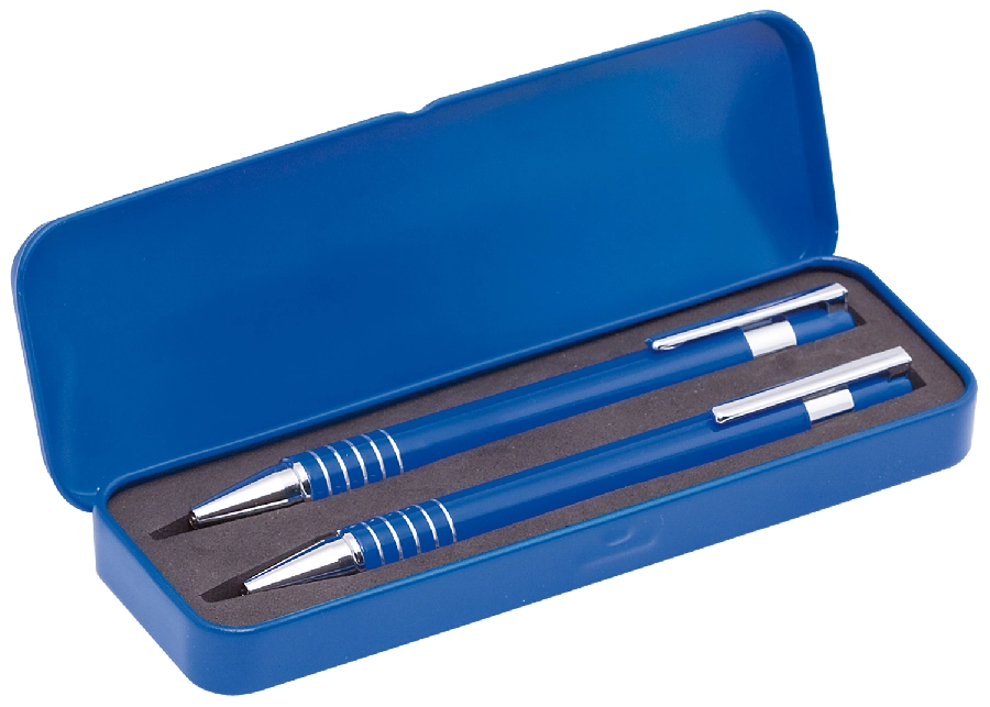 Zestaw piśmienny, długopis i ołówek mechaniczny V1463-04 granatowy