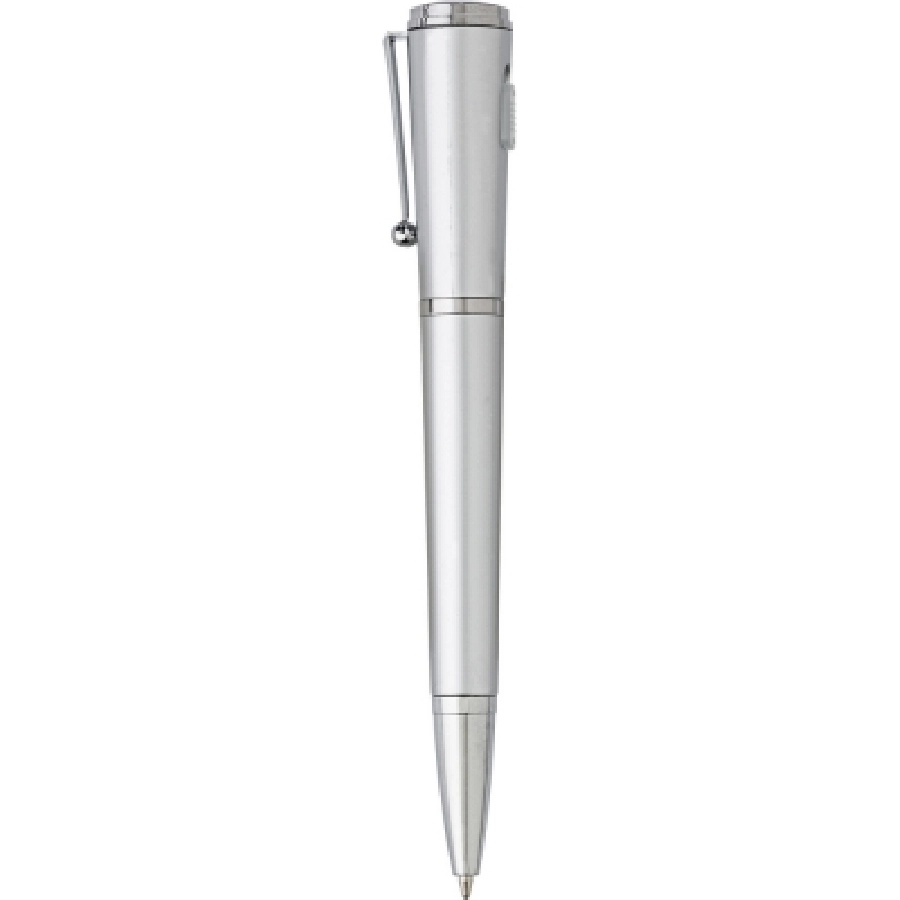 Długopis, lampka LED V1718-32 srebrny
