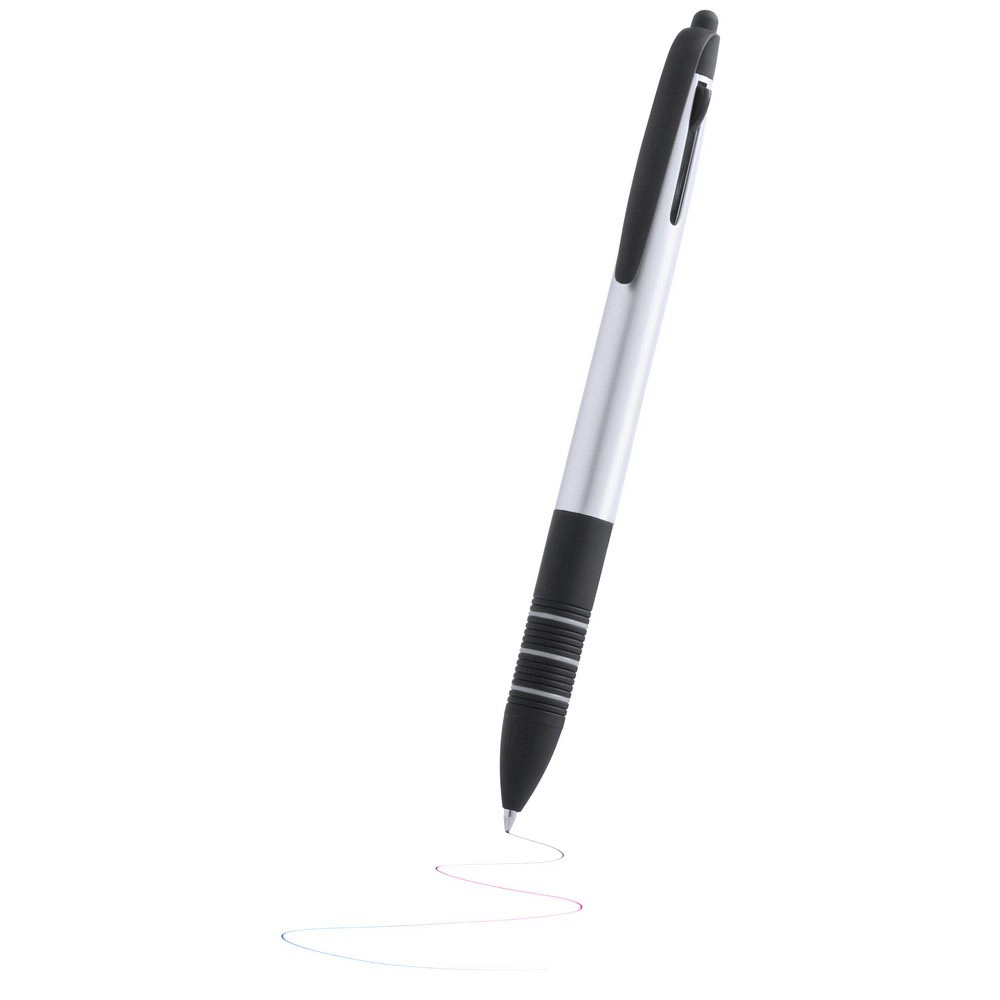 Długopis, touch pen, wielokolorowy wkład V1785-32 srebrny
