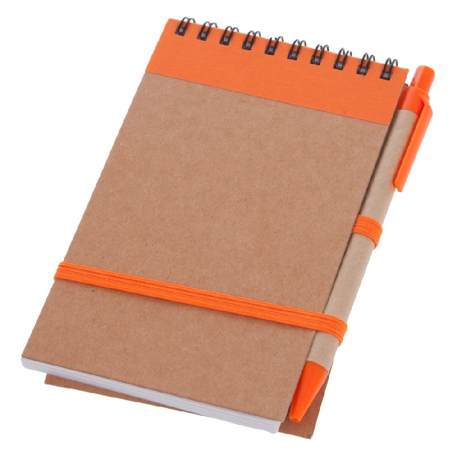 Notatnik ok. A6 z długopisem | Chapman V2335-07 pomarańczowy