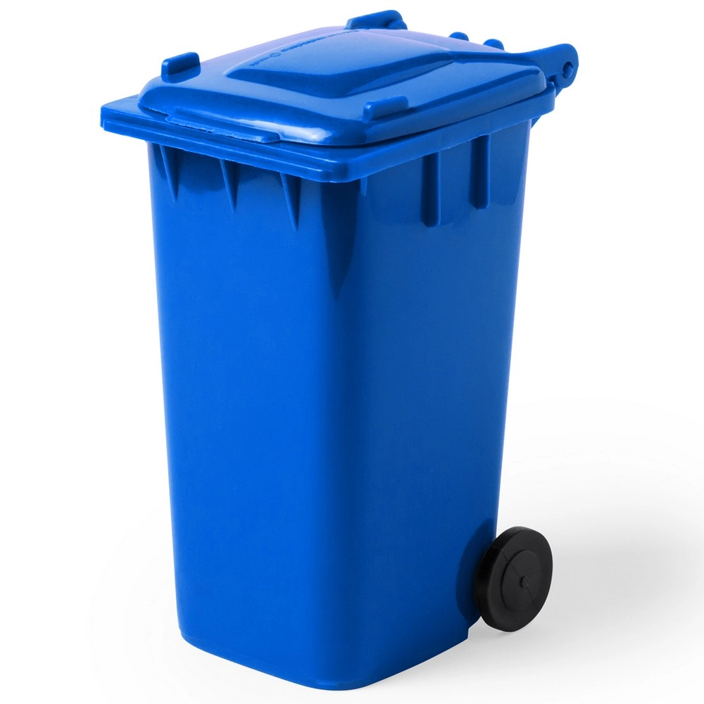 Pojemnik na przybory do pisania kontener na śmieci V2565-11 niebieski