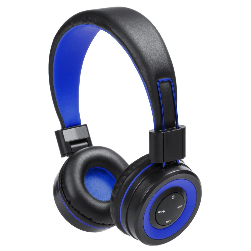 Składane bezprzewodowe słuchawki nauszne V3803-11 niebieski