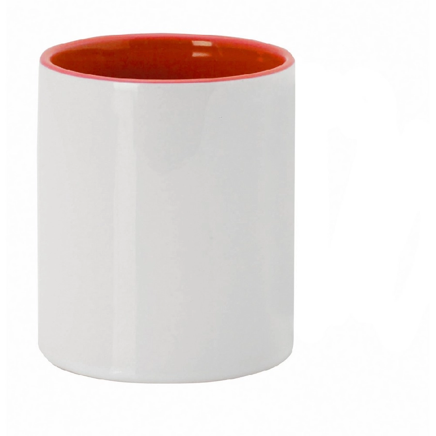 Kubek ceramiczny 350 ml V9504-05 czerwony
