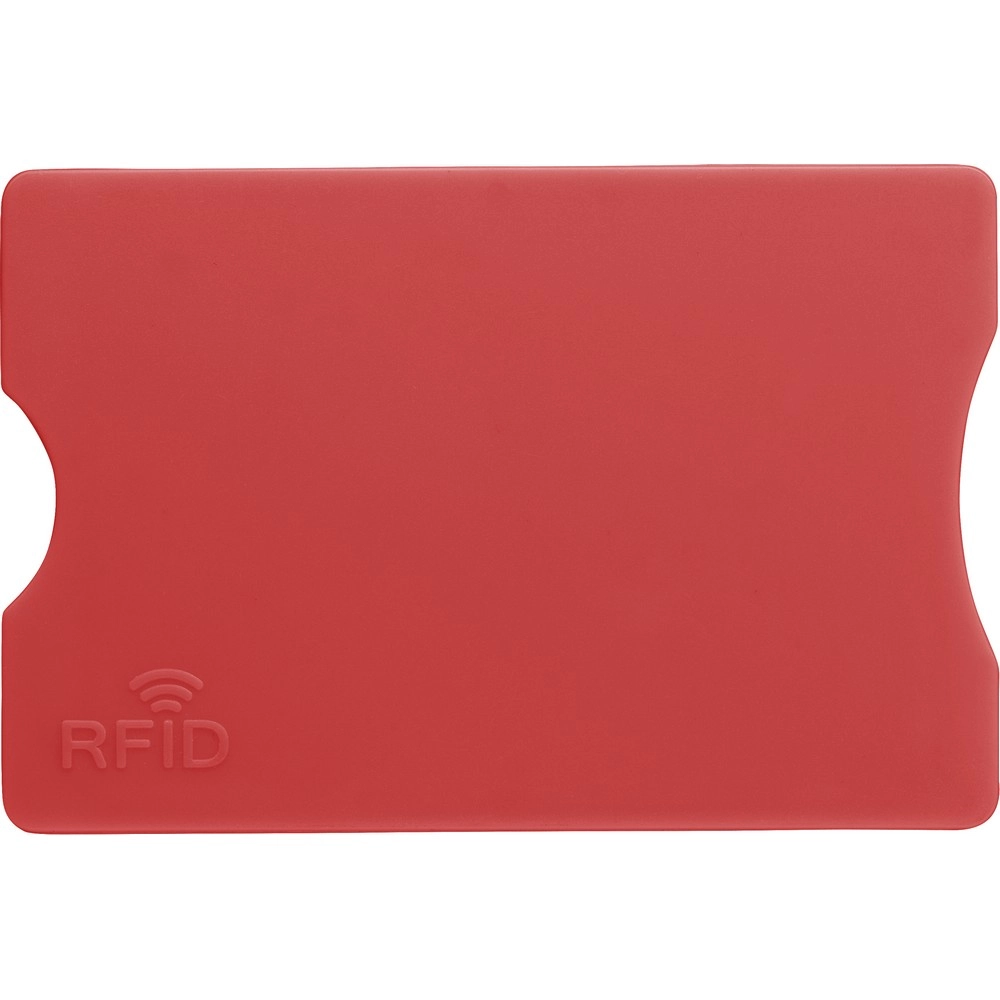 Etui na kartę kredytową, ochrona RFID V9878-05 czerwony