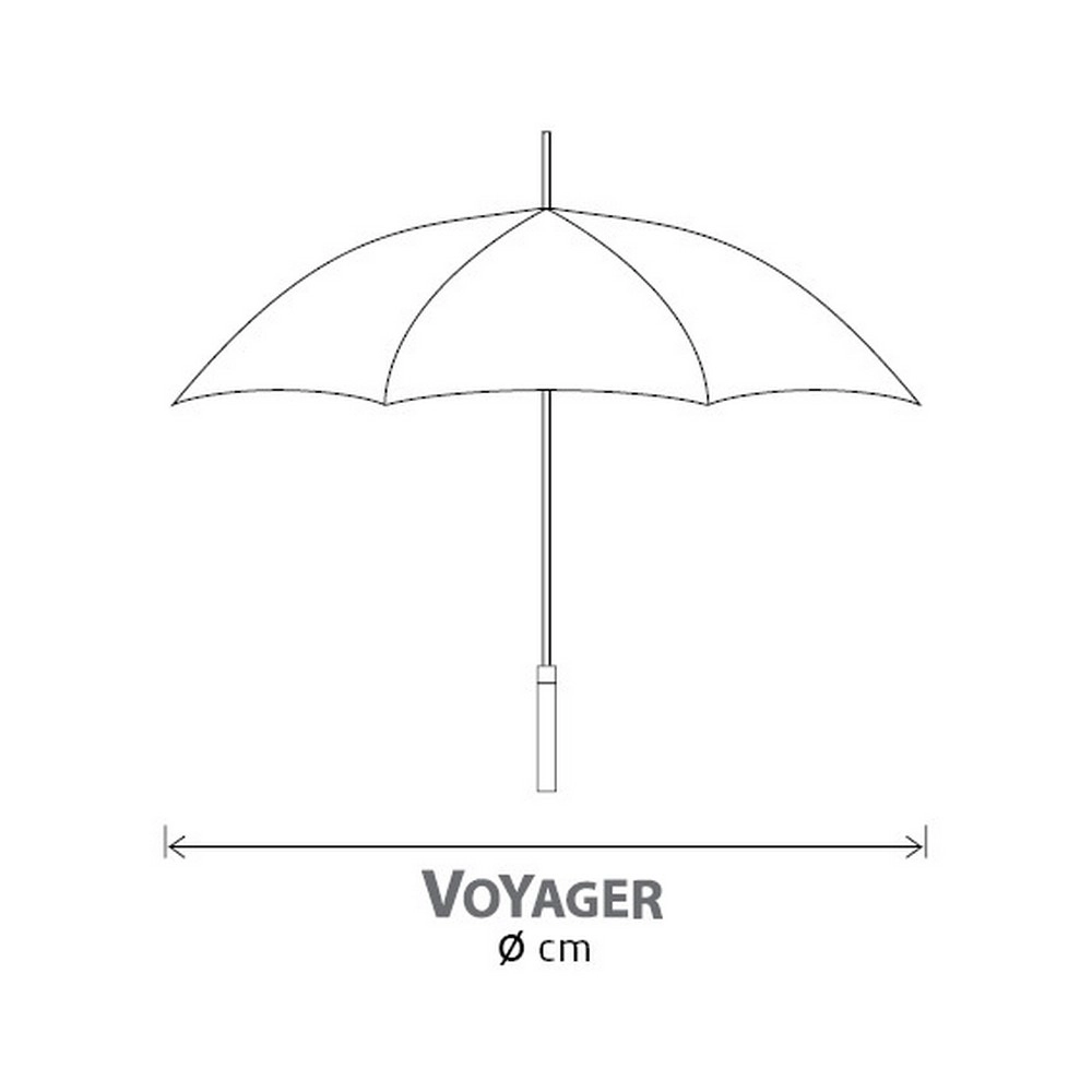 Wiatroodporny parasol automatyczny, rączka C V0492-04 granatowy