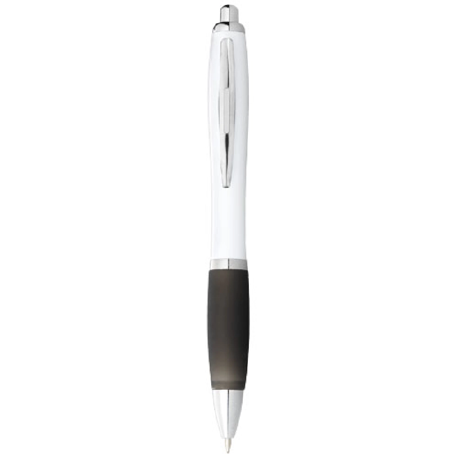 Długopis Nash z białym korpusem i kolorwym uchwytem PFC-10690003 biały