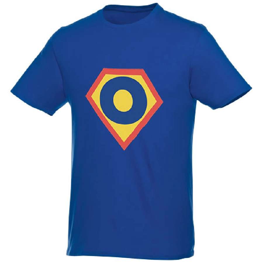 Męski T-shirt z krótkim rękawem Heros PFC-38028446 niebieski