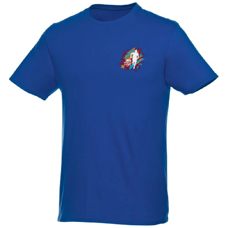 Męski T-shirt z krótkim rękawem Heros PFC-38028445 niebieski