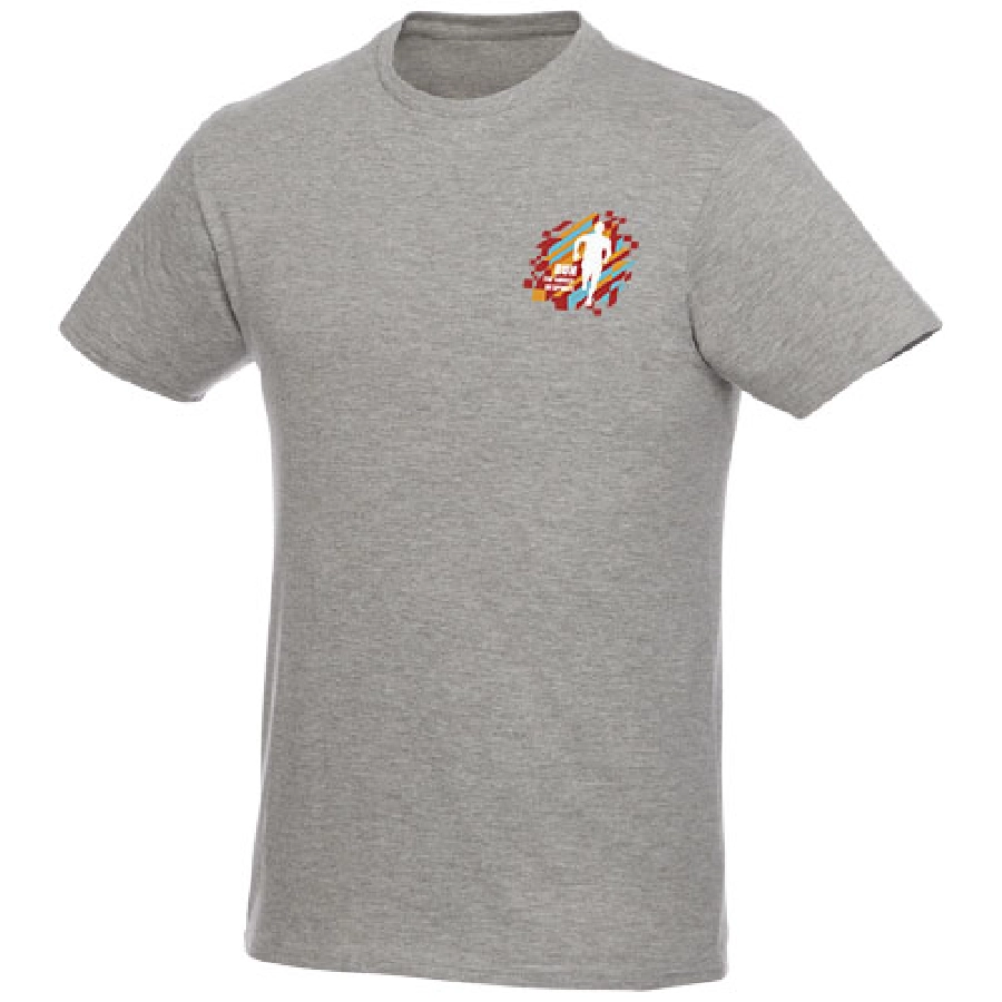 Męski T-shirt z krótkim rękawem Heros PFC-38028940 szary