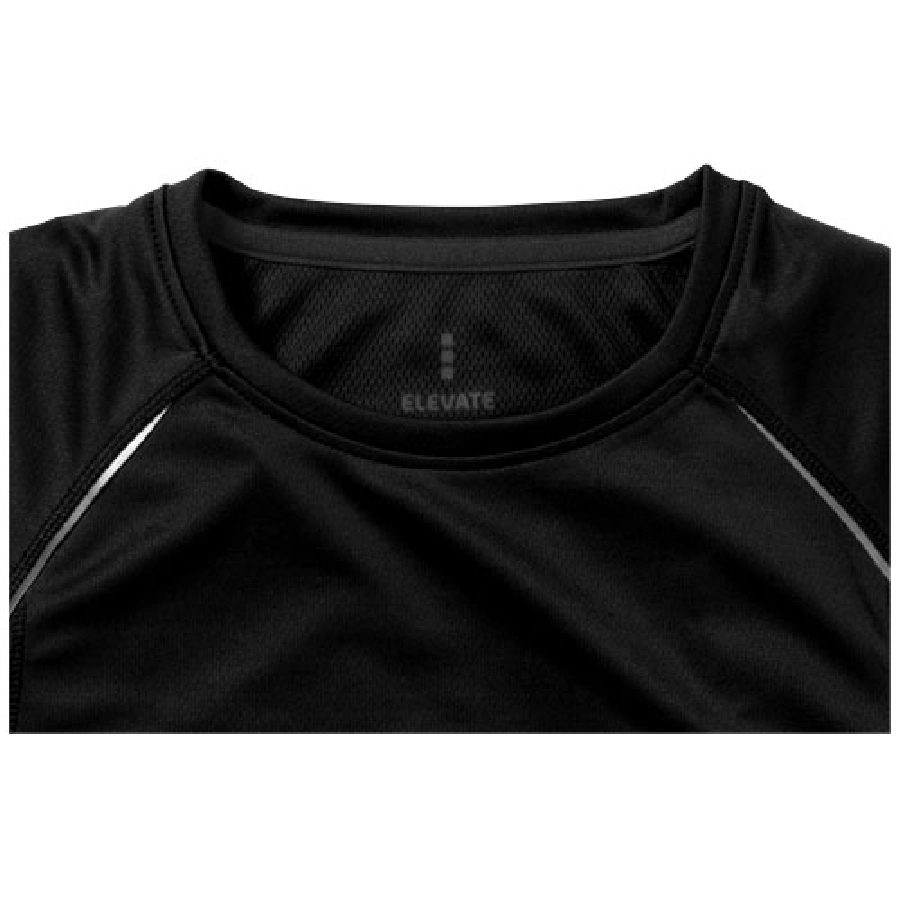 Damski T-shirt Quebec z krótkim rękawem z dzianiny Cool Fit odprowadzającej wilgoć PFC-39016995 czarny