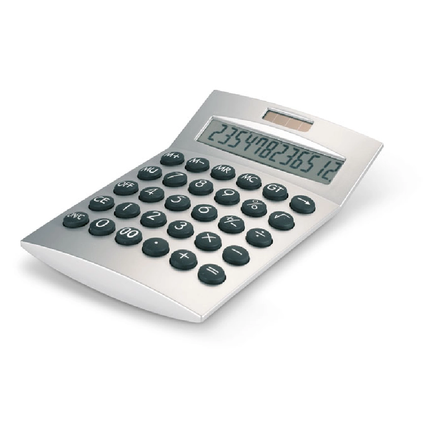 12-to cyfrowy kalkulator BASICS AR1253-16 srebrny
