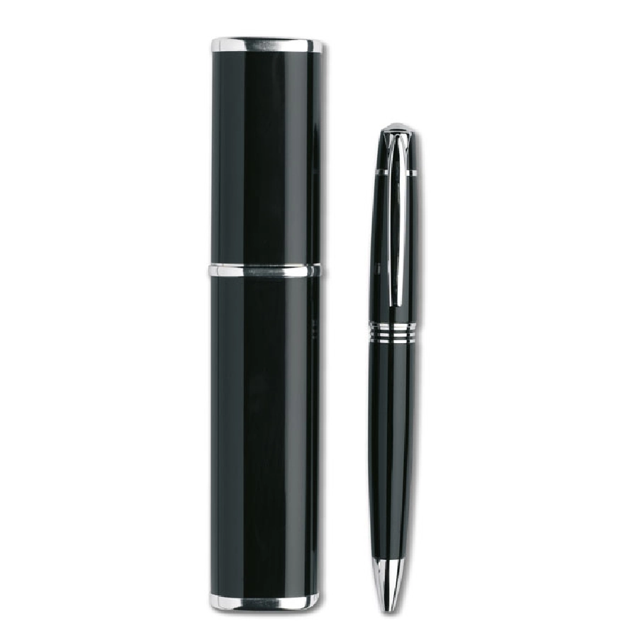Długopis w aluminiowym pudełku OREGON IT3177-03 czarny