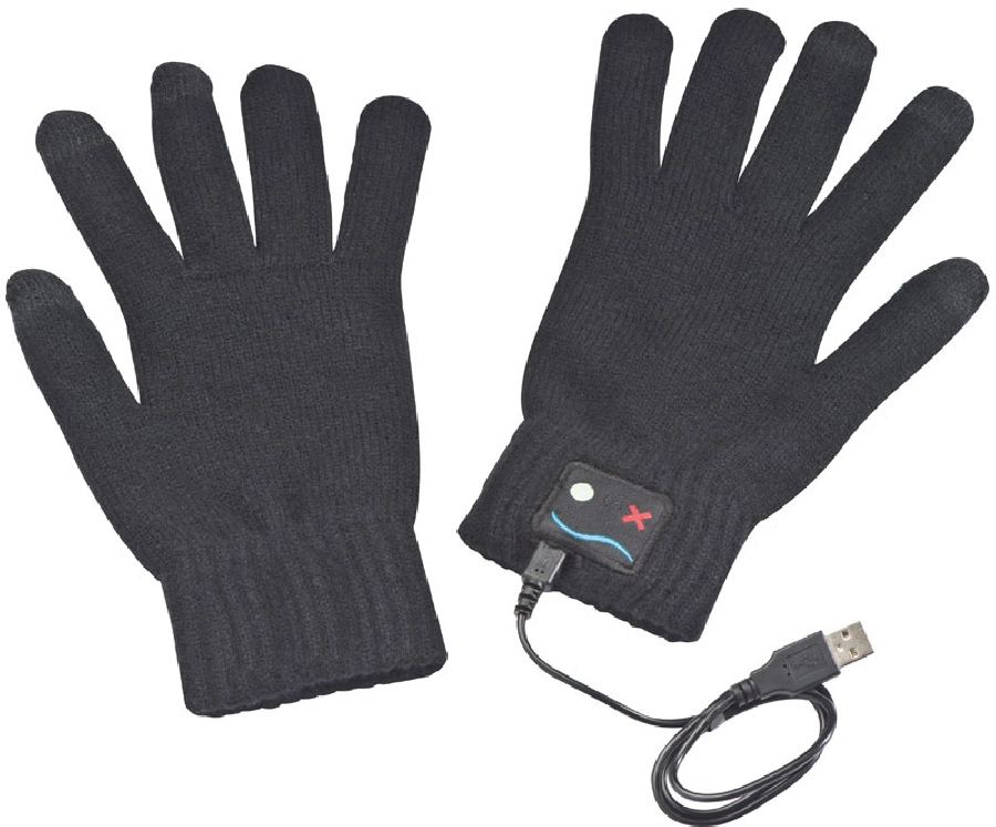 Rękawiczki z funkcją bluetooth GM-23546-03 czarny
