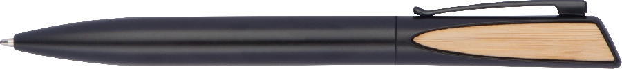 Metalowy długopis z bambusowym wykończeniem GM-12537-03