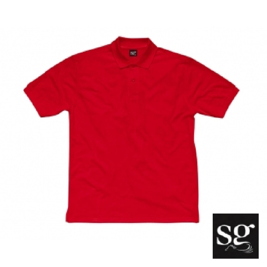 Koszulka polo damska 180g/m2 GM-51352-400 czerwony