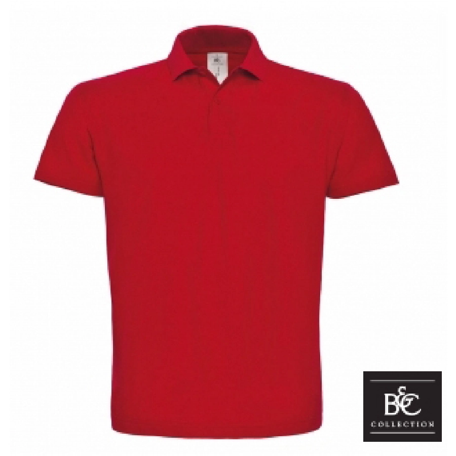 Koszulka polo męska 180g/m2 GM-54842-400 czerwony