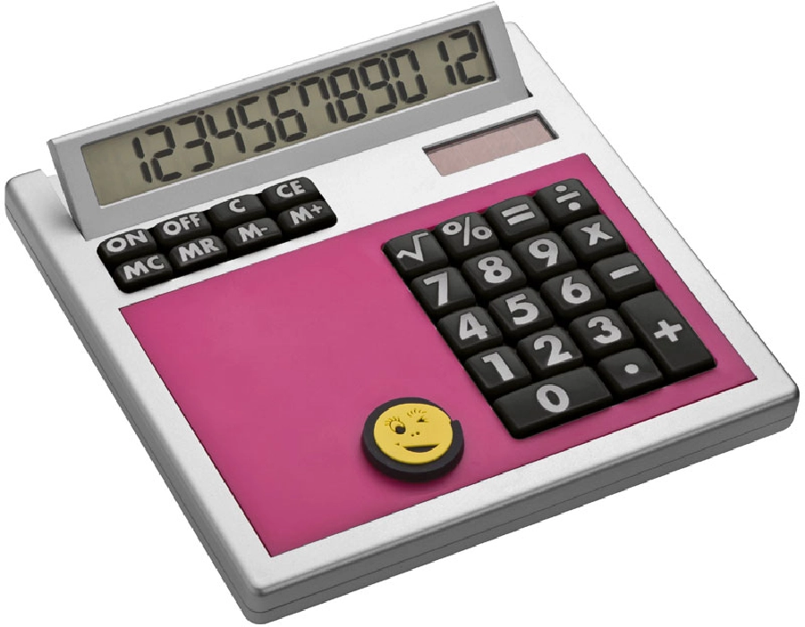 Kalkulator CrisMa GM-33417-11 różowy