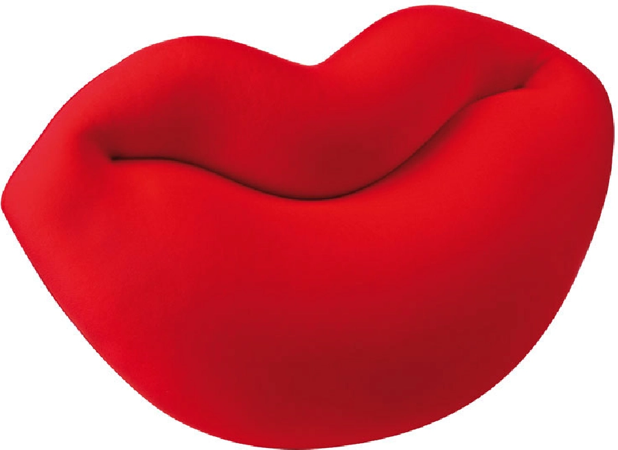 Poduszka w kształcie ust GM-88996-05 czerwony