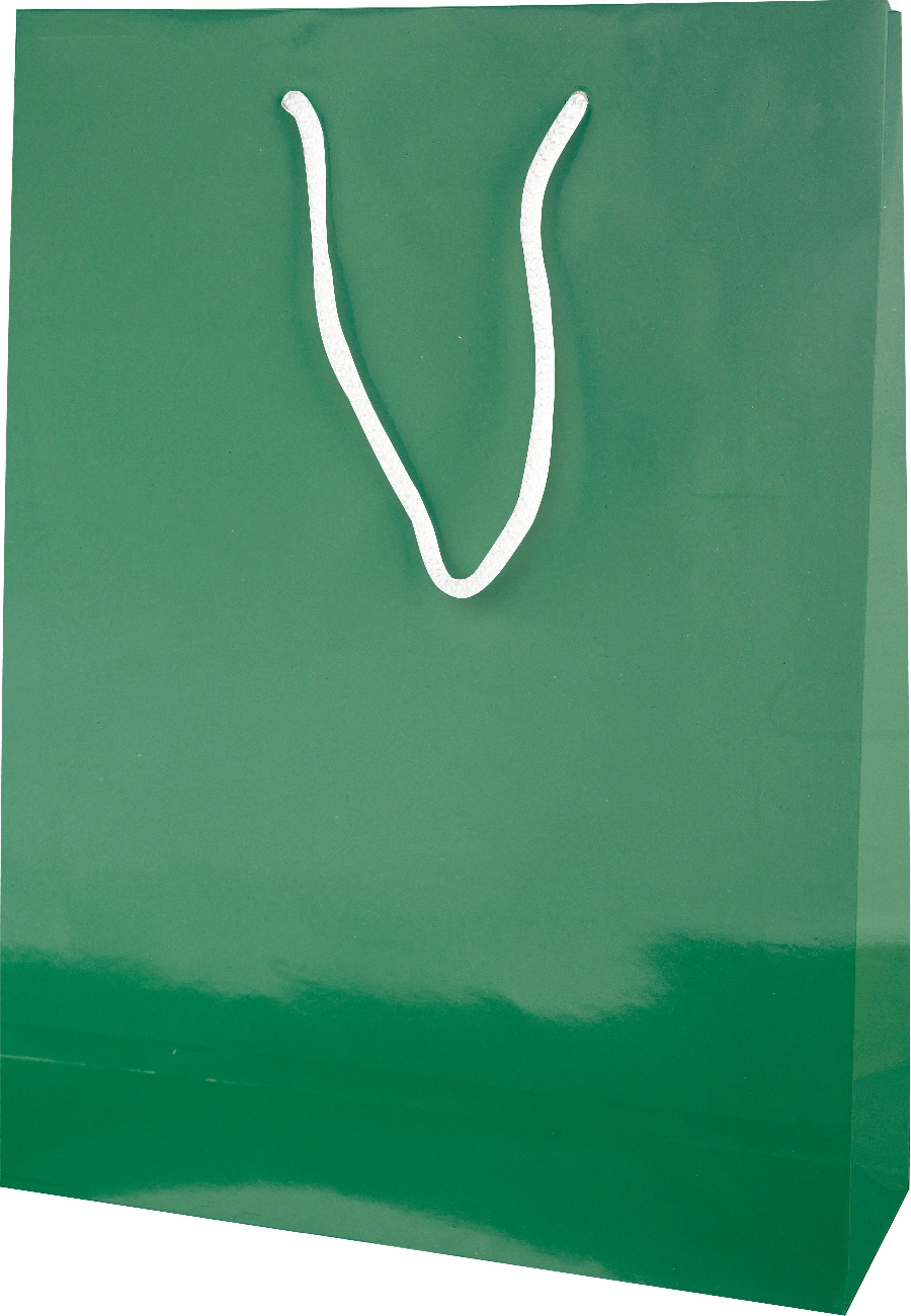 Torba papierowa błyszcząca GM-B0102L-09 zielony
