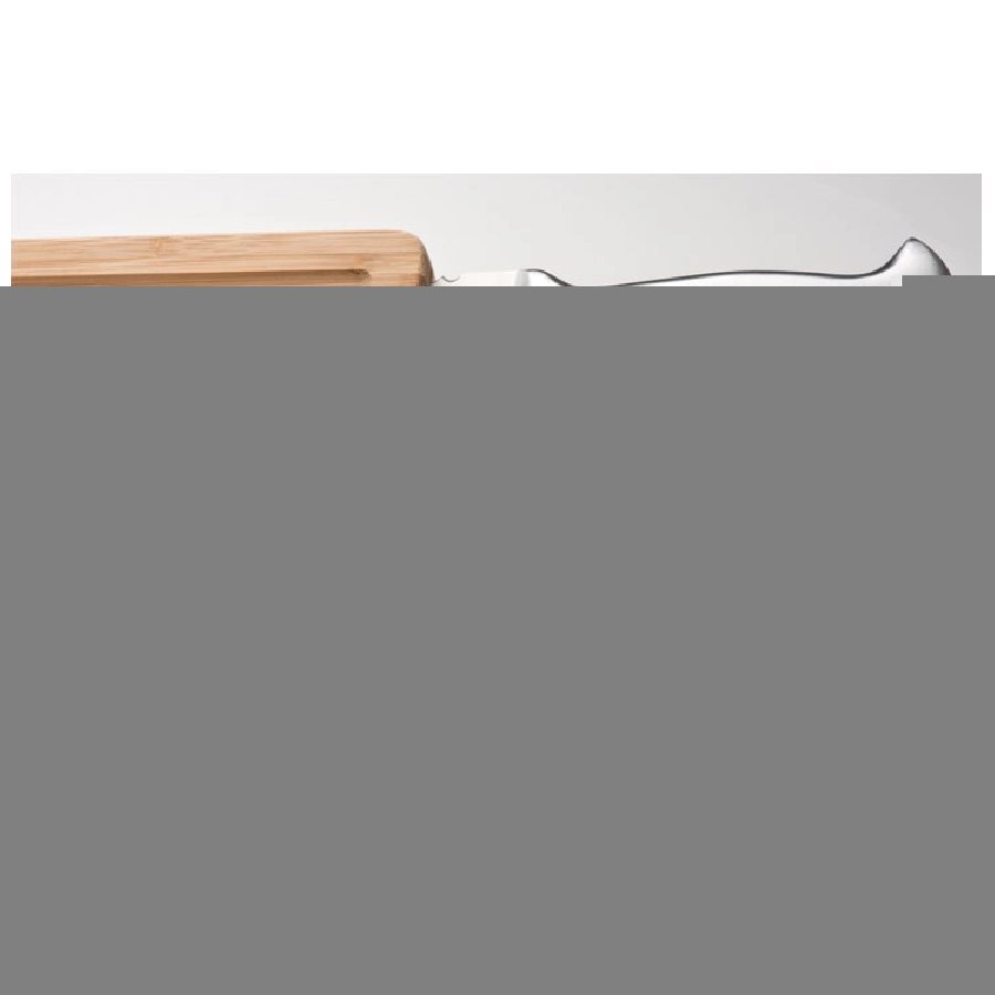 Bambusowa deska z nożem GM-88872-01 brązowy