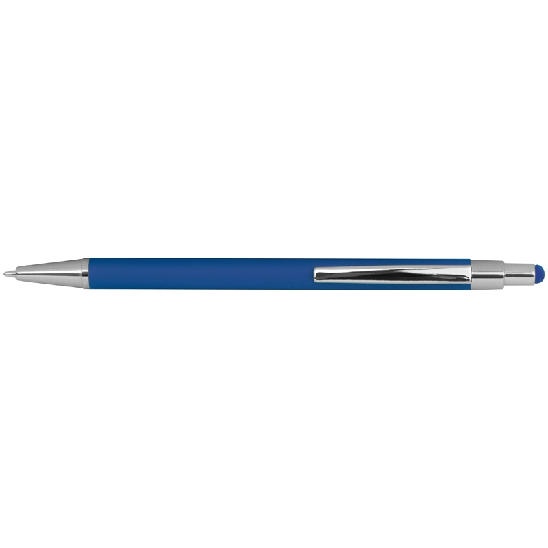 Długopis metalowy, gumowany GM-10964-04 niebieski
