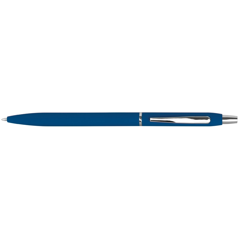 Długopis metalowy, gumowany GM-10715-04 niebieski