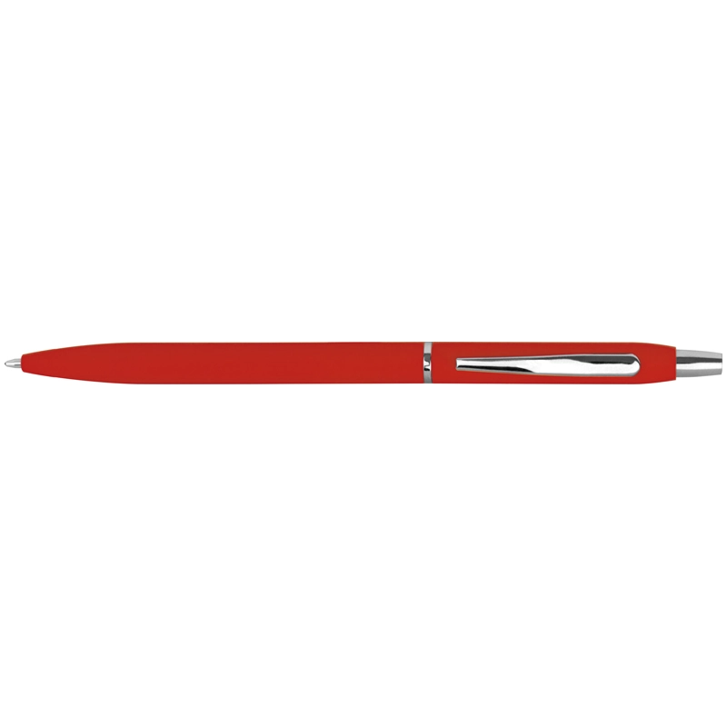Długopis metalowy, gumowany GM-10715-05 czerwony