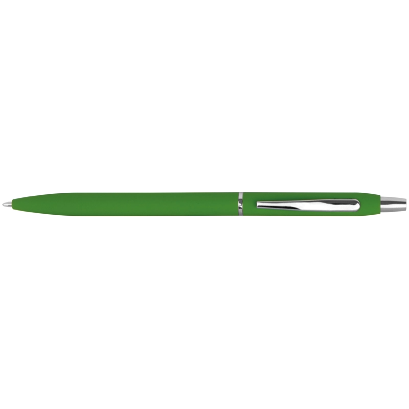 Długopis metalowy, gumowany GM-10715-09 zielony