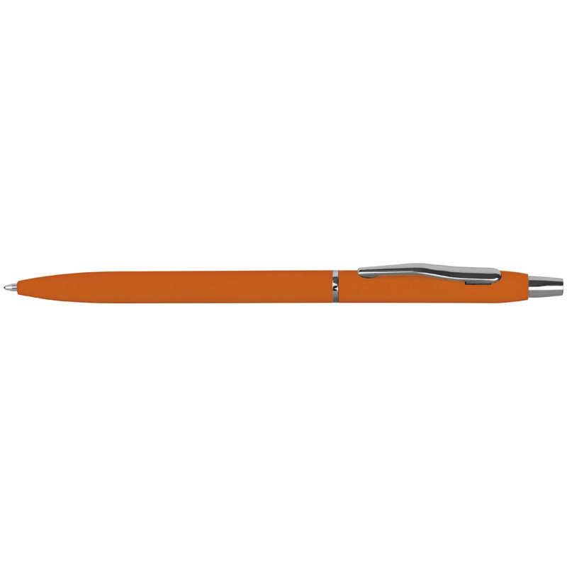 Długopis metalowy, gumowany GM-10715-10 pomarańczowy