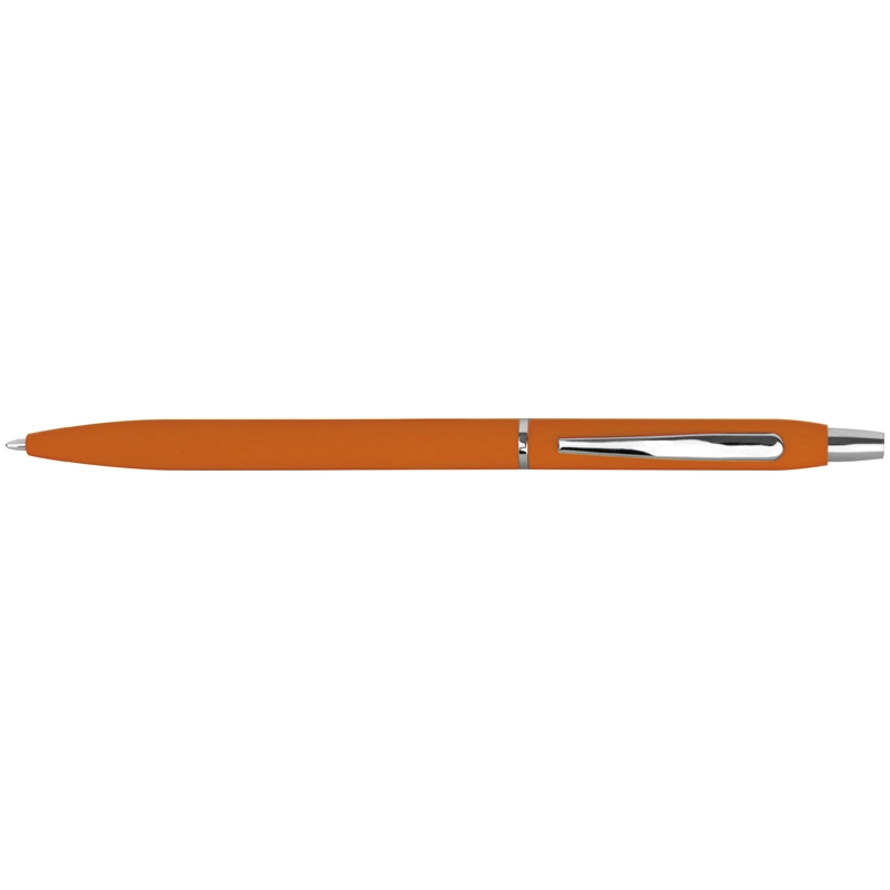 Długopis metalowy, gumowany GM-10715-10 pomarańczowy