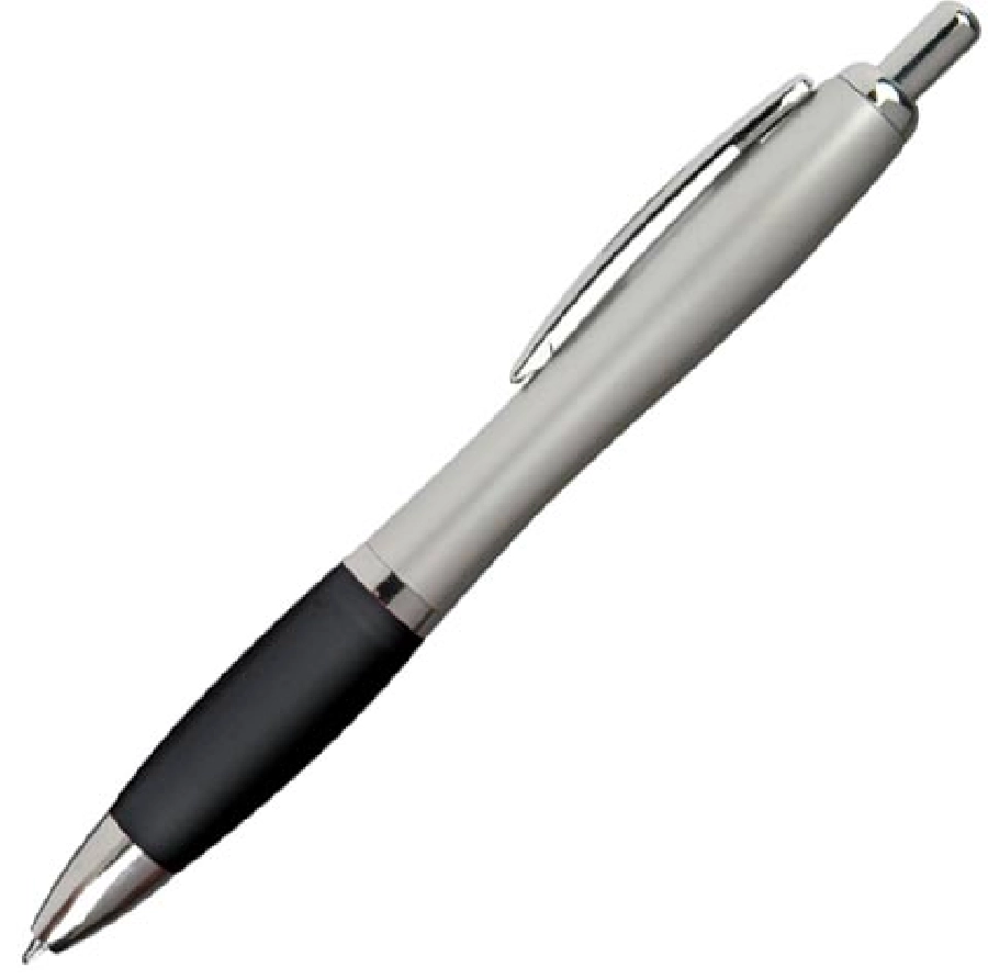 Długopis plastikowy, gumowany GM-11681-03 czarny