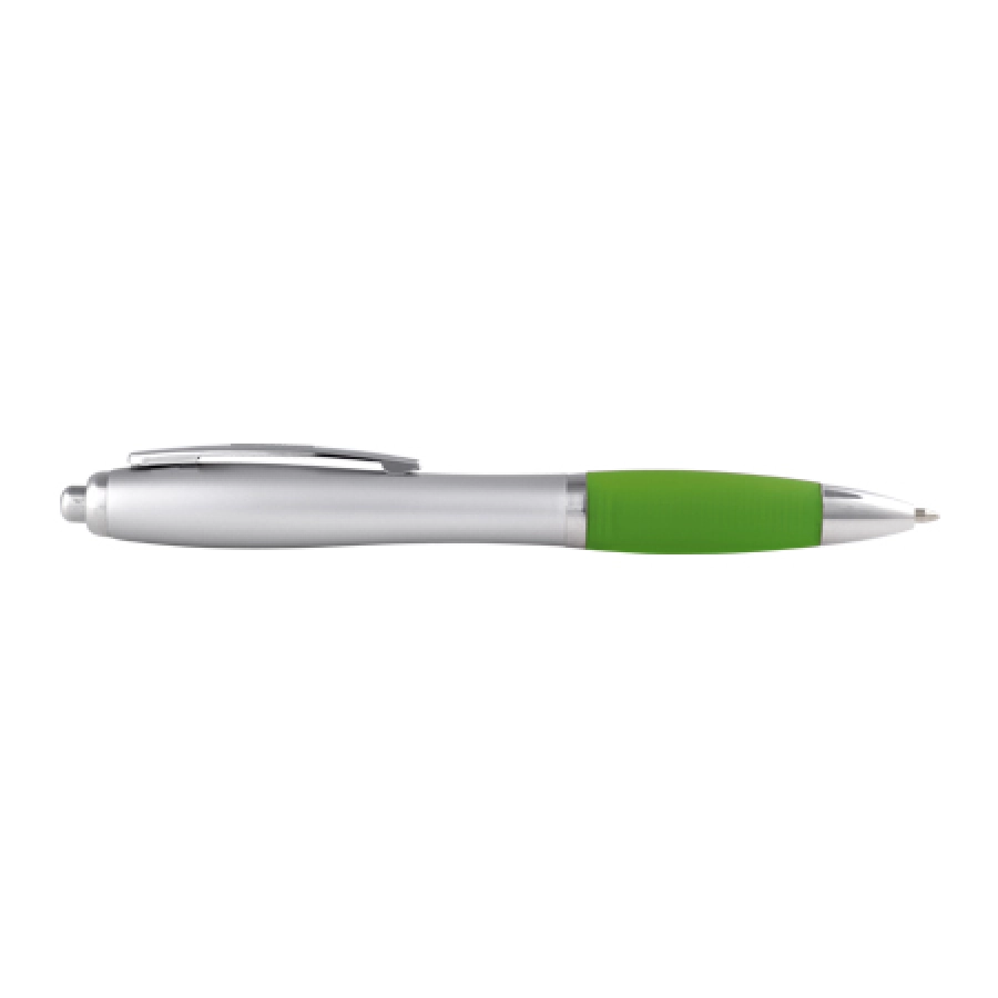 Długopis plastikowy, gumowany GM-11681-09 zielony