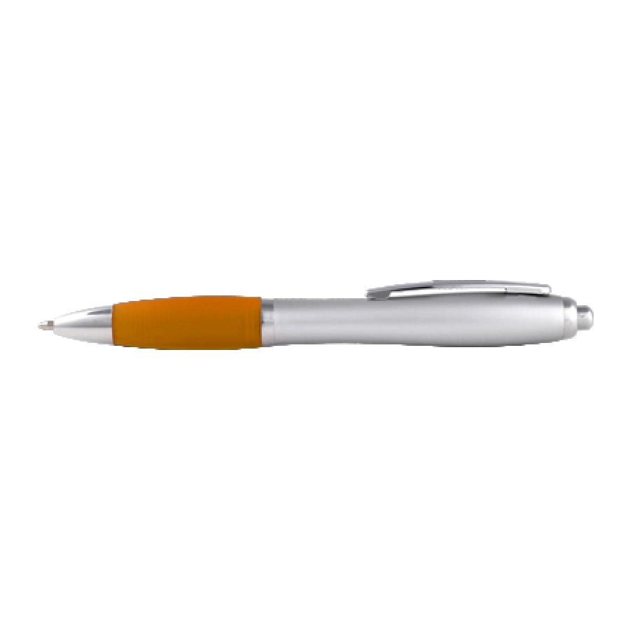 Długopis plastikowy, gumowany GM-11681-10 pomarańczowy