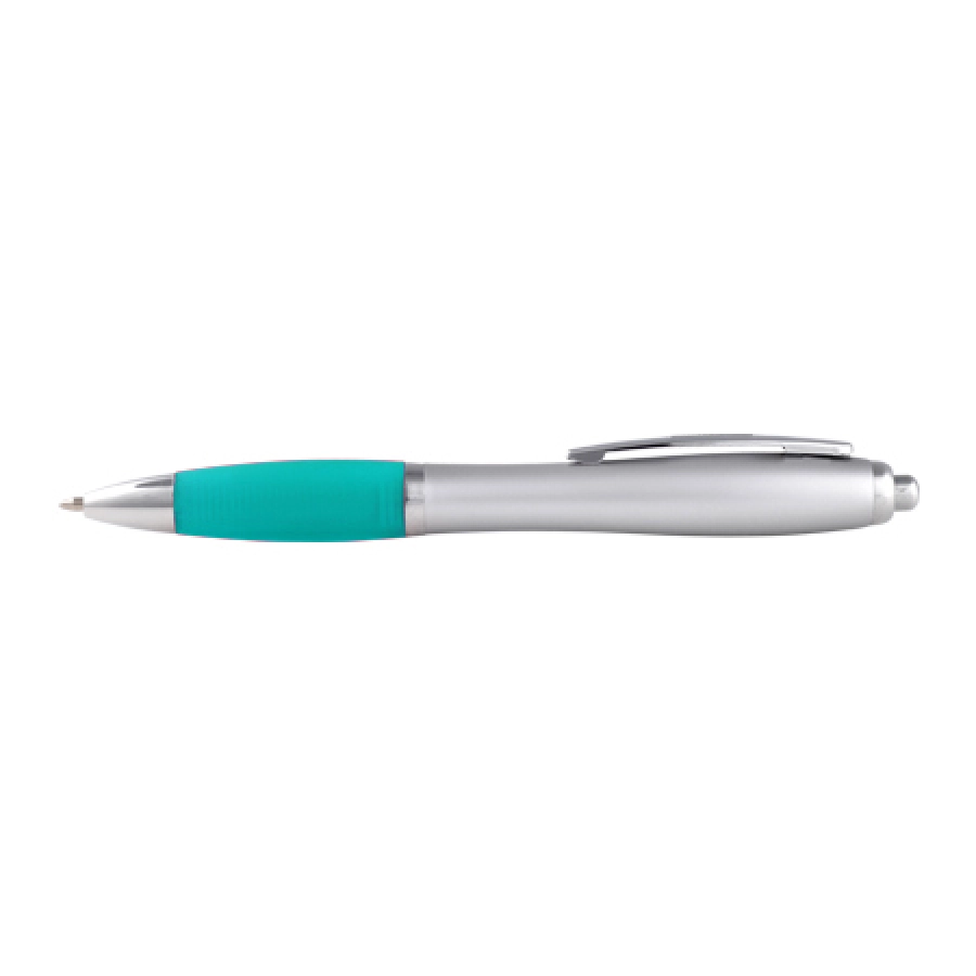 Długopis plastikowy, gumowany GM-11681-14 zielony