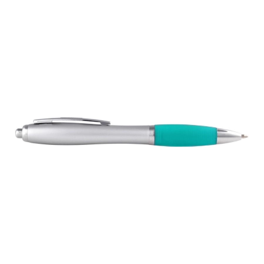 Długopis plastikowy, gumowany GM-11681-14 zielony