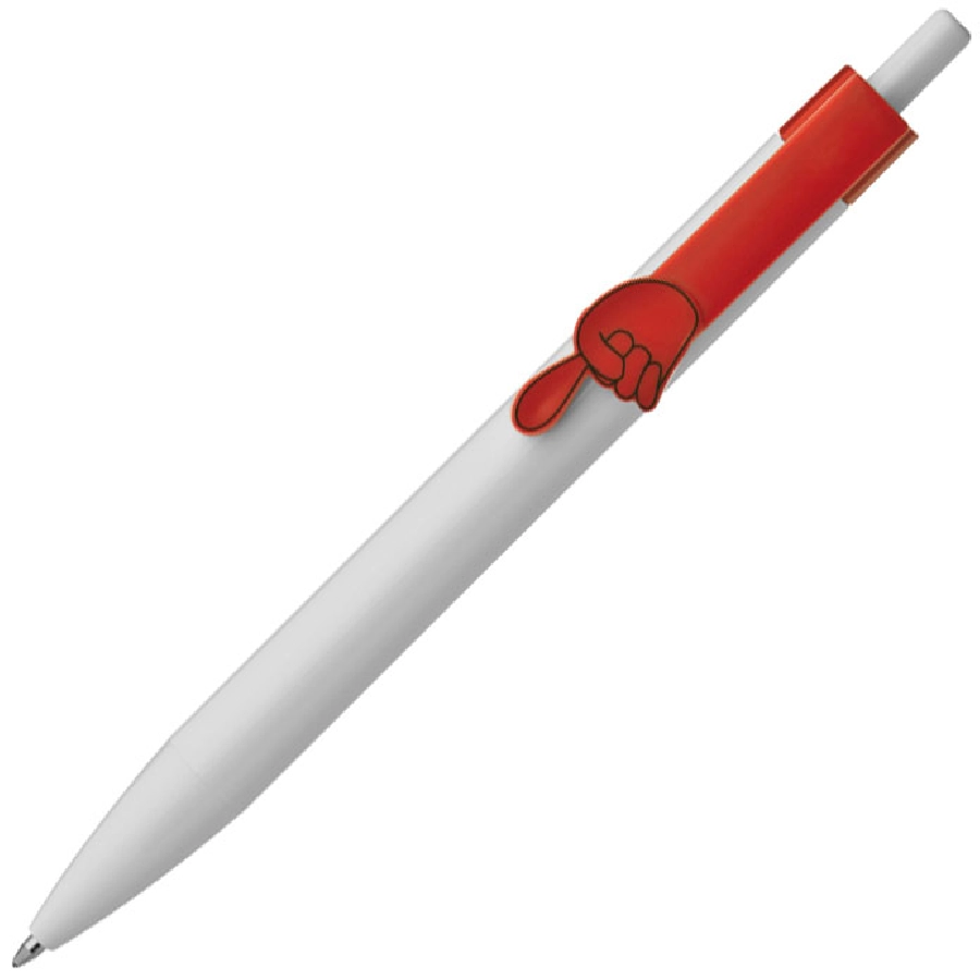 Długopis plastikowy CrisMa Smile Hand GM-14443-05 czerwony