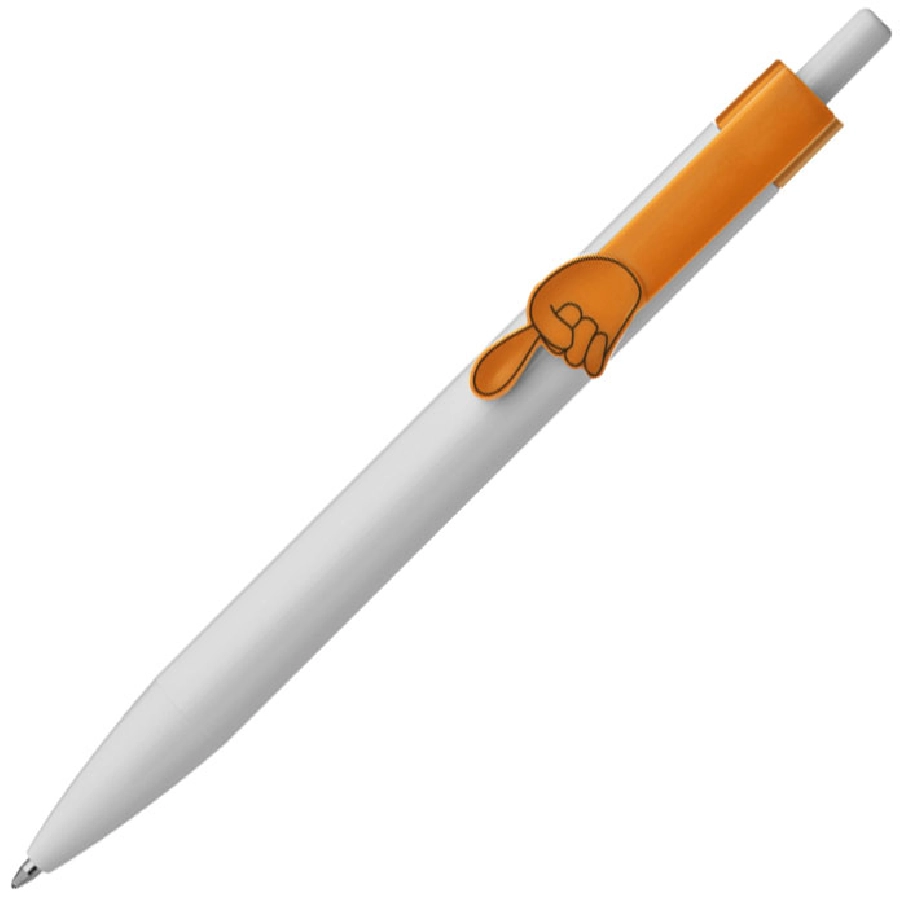Długopis plastikowy CrisMa Smile Hand GM-14443-10 pomarańczowy
