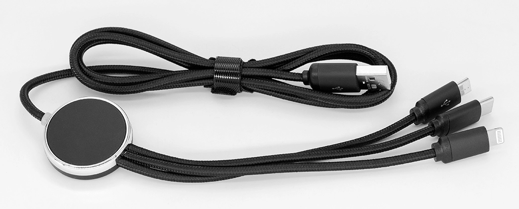 Długi kabel 3w1 z podświetlanym logo GM-EG0534-03