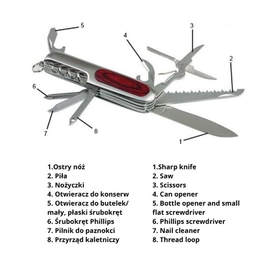 Scyzoryk HUNTER Schwarzwolf GM-F2400700SA3-07 szary