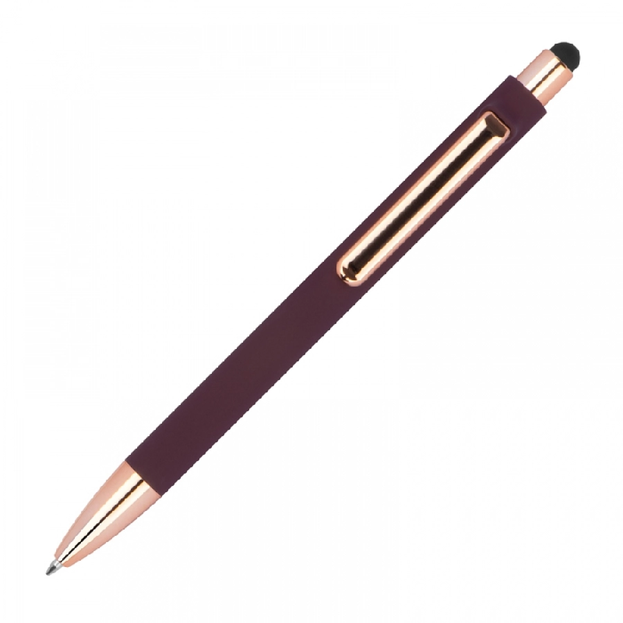 Długopis plastikowy gumowany GM-13873-02