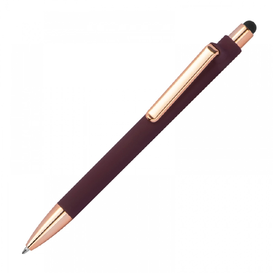 Długopis plastikowy gumowany GM-13873-02