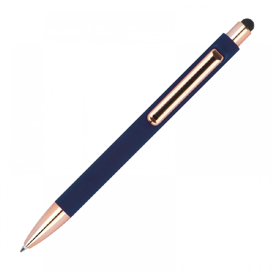 Długopis plastikowy gumowany GM-13873-44