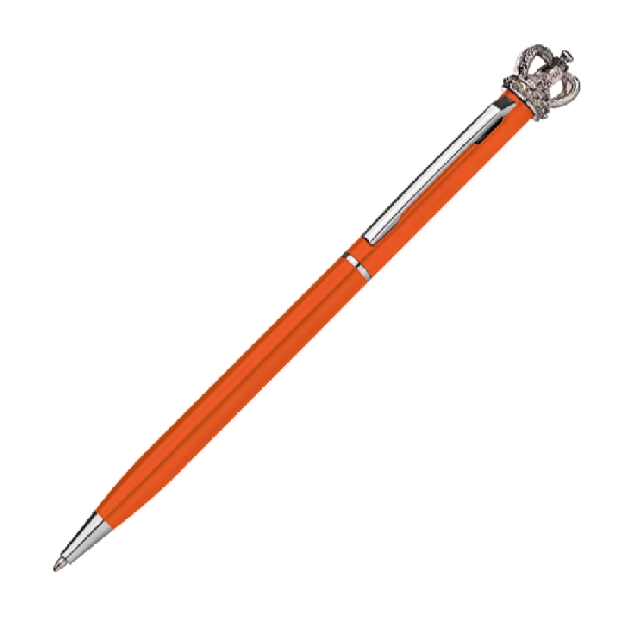 Długopis metalowy z koroną GM-10488-10 pomarańczowy