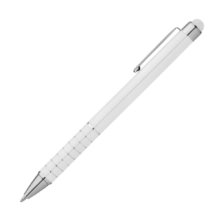 Długopis metalowy do ekranów dotykowych GM-10418-06 biały