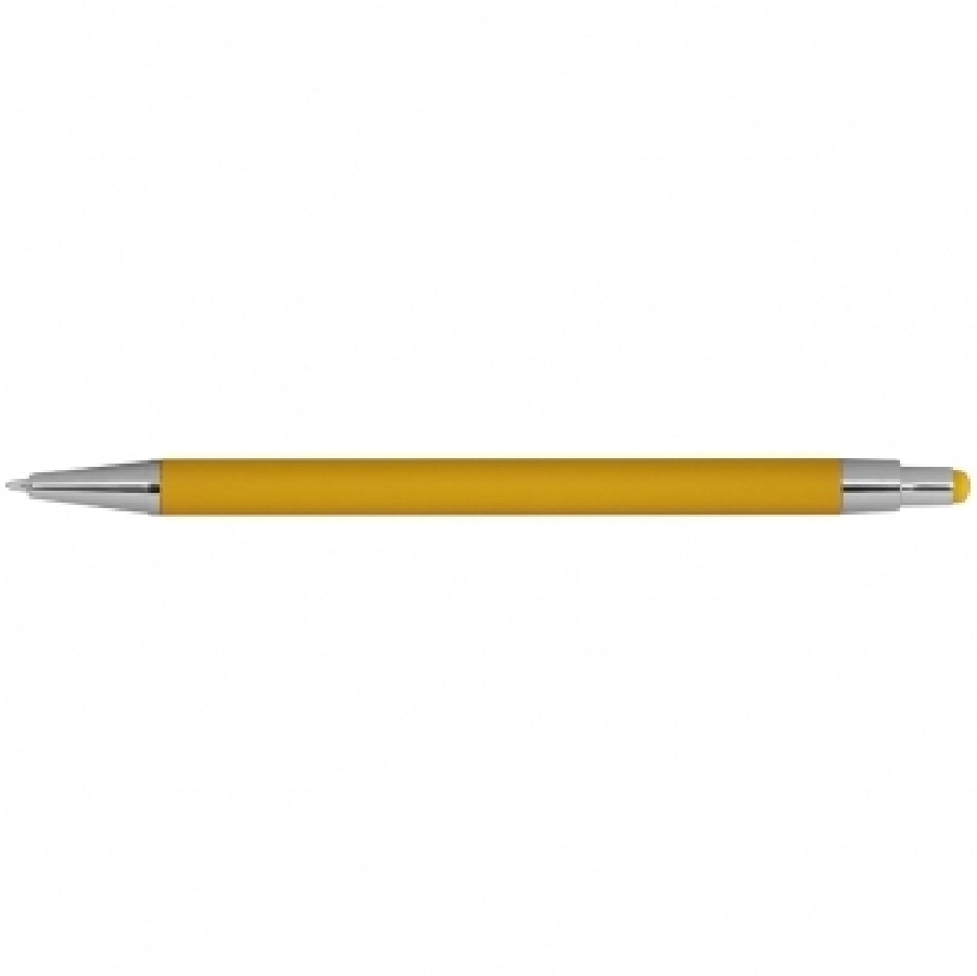 Długopis metalowy, gumowany GM-10964-08 żółty