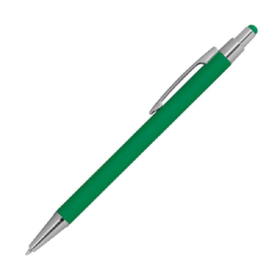 Długopis metalowy, gumowany GM-10964-09 zielony