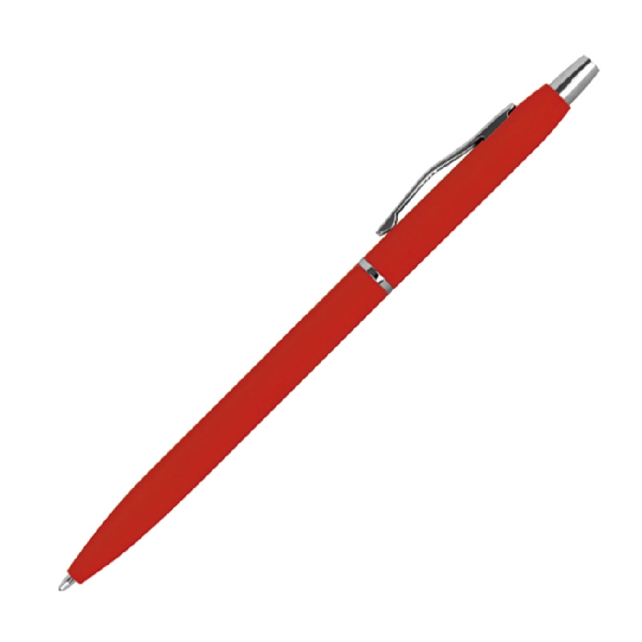 Długopis metalowy, gumowany GM-10715-05 czerwony