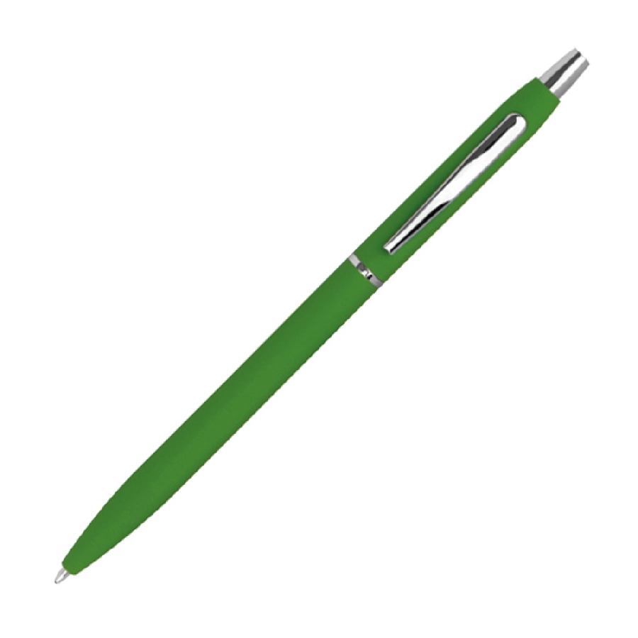 Długopis metalowy, gumowany GM-10715-09 zielony