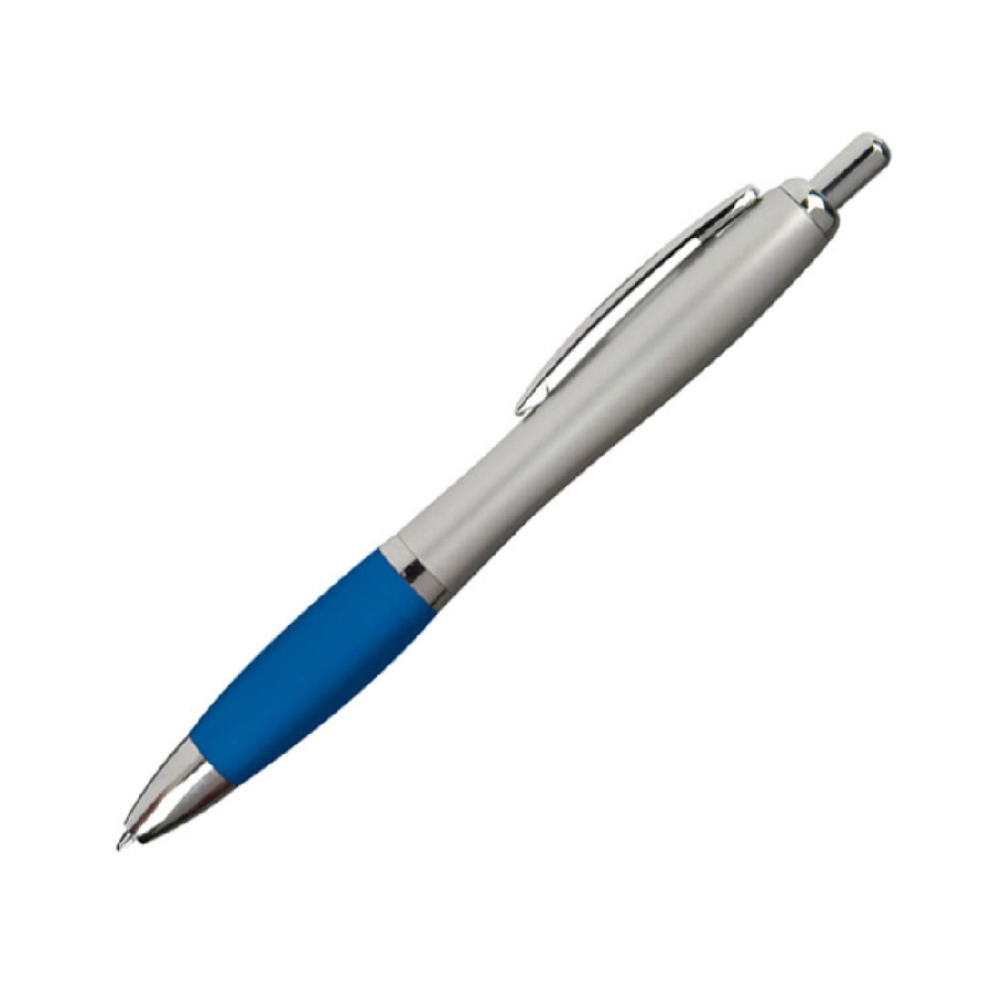 Długopis plastikowy, gumowany GM-11681-04 niebieski